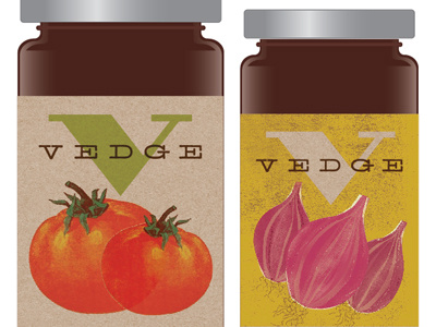 Vedge identity packaging restaurant retail