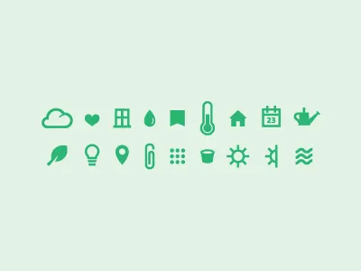 plant care icons care focus lab green icon icons instruction plant