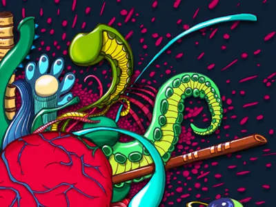 Rasti 1 hand drawn heart illustration monster