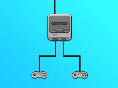 90's love machine icon illustration nostalgia retro snes super nintendo
