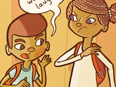 Kid's Magazine Spot african american children childrens illustration illustration teen tween