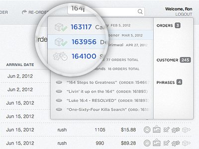 Dribbble Rehabilitinkering dynamic search noise search