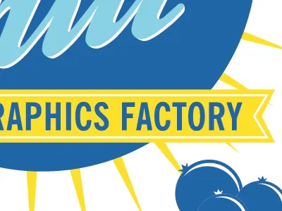 Blueberries blueberries logo packaging type vector