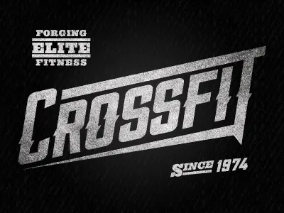 Crossfit Take One Million athlete crossfit custom fitness lettering russell pritchard sports typography