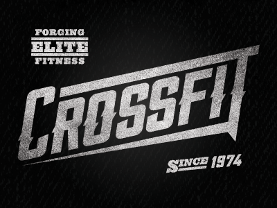 Crossfit Take One Million athlete crossfit custom fitness lettering russell pritchard sports typography