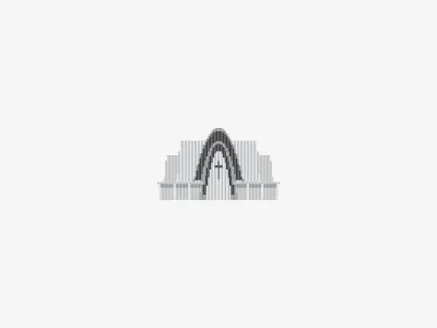 Kópavogskirkja building church gray house iceland illustration vector