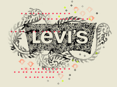 Levi's Batwing graphics illustration levis logo t shirt