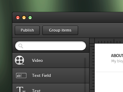 Mac App Ui app client code interface ui wip