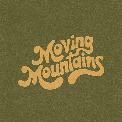 Moving Mountains Logo brand identity branding illustration logo