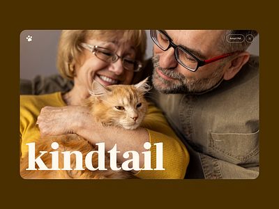 Kindtail – Animal Shelter Website adopt adoption animal blog cats clean cms design dogs grid moder pastel pet rescue shelter ui design ux design warm web design website