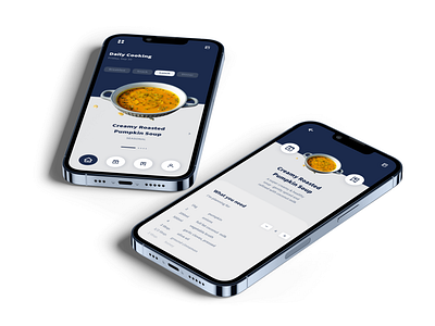Native Mobile App - Recipe & Cooking app app design cooking mobile design mobile ux ui ux design
