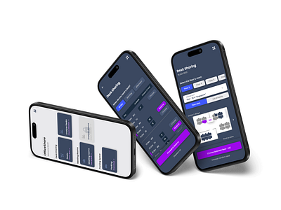 Desk Sharing - Native App app app design mobile design native app ux design uxui design