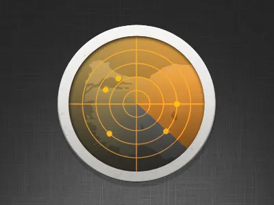 Radar Icon icon ipad iphone map orange poi radar turkey