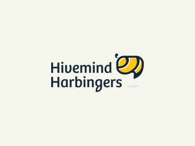 Hivemind Harbingers bee logo yellow