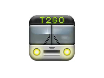 App Icon app bus interactive interface iphone transit ui ux