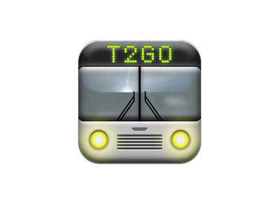 App Icon app bus interactive interface iphone transit ui ux