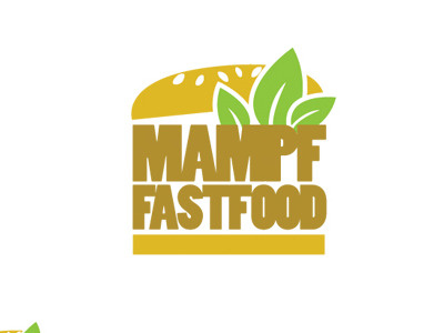 Test for Mampf Bio Fastfood fast food logo