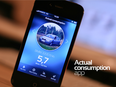 Actual Consumption App app apple application interface ios iphone ui ux