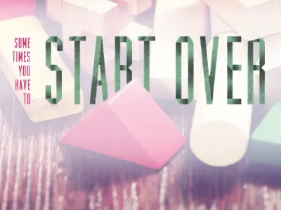 Sometimes You Have To Start Over cover facebook cover photo ministry series starting over