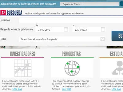 CIEN blue clean form green icon orange red search website white