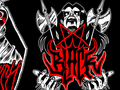 Brian1986 Metal Lams black metal brian butler brian1986 character death metal illustration laminate mascot