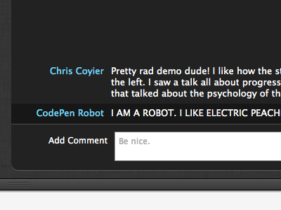 Comments