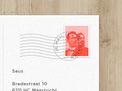 You've got mail adress card contact envelope mail portrait post postcard poststamp red saus stamp