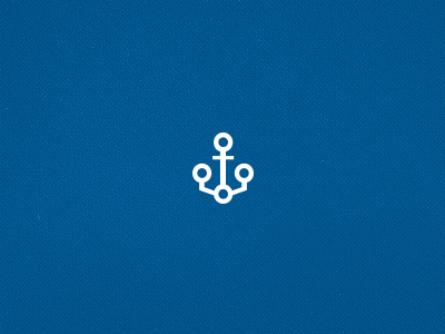 iMarket Marine anchor blue electronics logo mark minimal