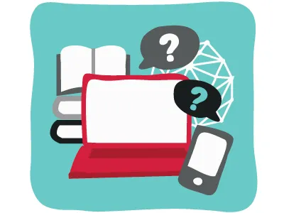 information - brain tumour charity client work icon illustration information