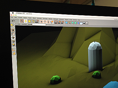Explorations in C4D 3d c4d cinema 4d polygon reduction renders