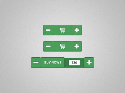 Plus / Minus Buttons button buy minus plus quantity ui