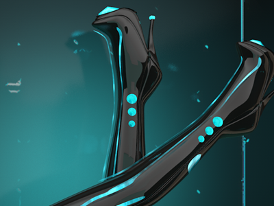 3D Boots Render 3d 3d model 3d render boots cinema 4d futuristic glossy heels rit sleek