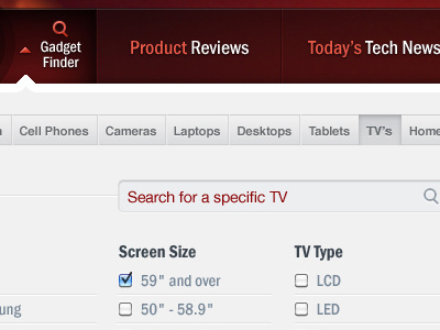 How To Find 2 design hover menu nav navigation red ui