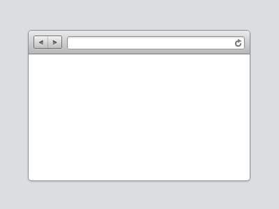 Mini Browser Window - Freebie [CSS] arrows browser buttons chrome clean css download free freebie goodie google mac mini pixelbin refresh safari simple ui webkit window