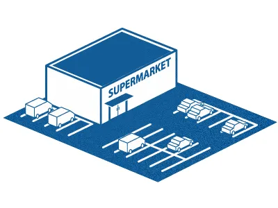 image for magazine article blue icon line supermarket