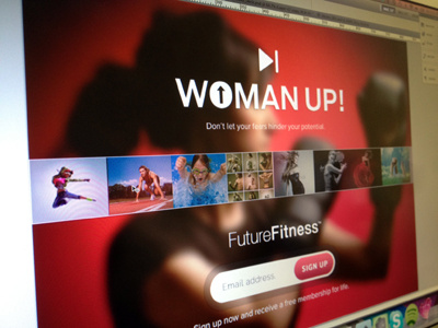 woman up landing page ui ui design ux ux design web design website