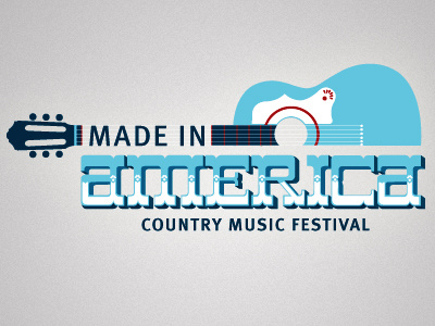 Made In America Country Music Festival branding logo