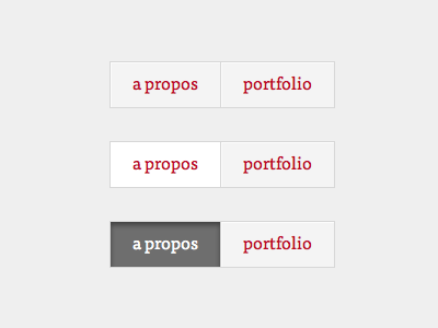 Minimal CSS Navigation buttons css minimal nav