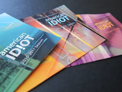 American Idiot Postcards broadway concert musical postcard