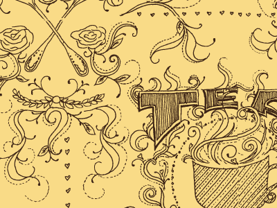 Hand drawn repeat pattern brittany arita cream design hand drawn lettering pattern pattern: repeat repeat pattern tea tile pattern