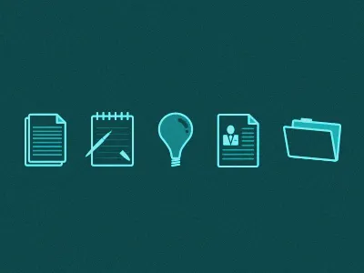 Corporate Document Icons corporate cs6 icons illustrator vector