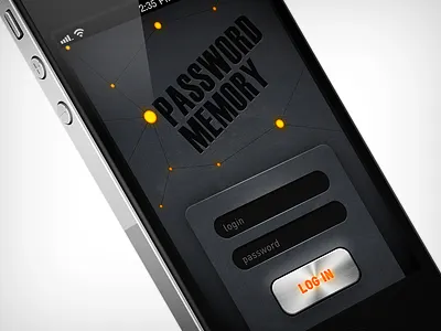 pass app app concept ios iphone password ui