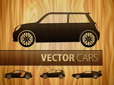 Cars cars delorean golf graphic design icon design mini r8 shape vector wood