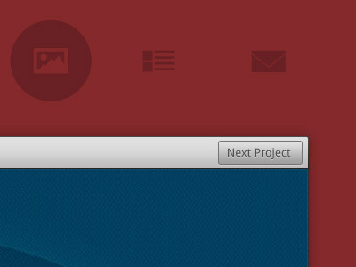Navigation button icons navigation