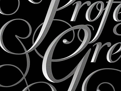 Professor Green caligrafia calligraphy lettering ornaments swashes tipografia typography