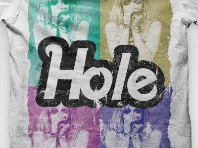 Hole courtney love hole print shirt texture