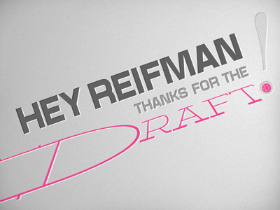 Thanks Reifman basketball dribbble thank you