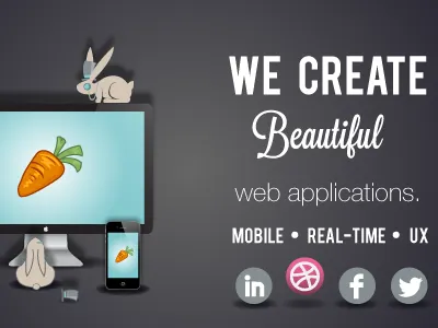 First shot - Website redesign teaser balderdash design first shot home page responsive splash user experience user interface website