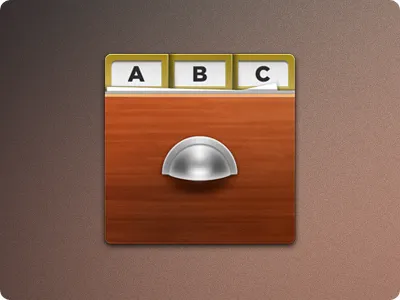 Dir app icon - Android android app cabient dir files guiora icon metal wood