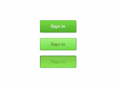 Buttons, Buttons, Green Buttons!!! active button buttons colour green green buttons hover pressed sign in